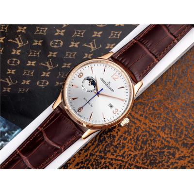 Replica Master Ultra Thin A21j Automatic Movement Mens Watch White Dial Leather Strap E67