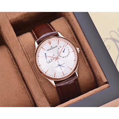 Replica Master A21j Automatic Movement Mens Watch White Dial Leather Strap A E68