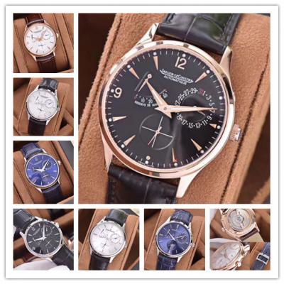 Replica Master A21j Automatic Movement Mens Watch Black Dial Leather Strap B E68