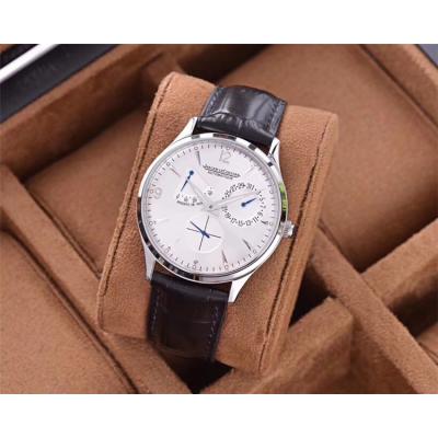 Replica Master A21j Automatic Movement Mens Watch Black Dial Leather Strap B E68