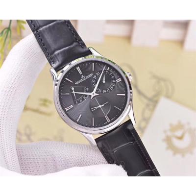 Replica Master A21j Automatic Movement Mens Watch Black Dial Leather Strap B E68