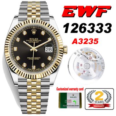 EWF Datejust 41 126331 A3235 Automatic Mens Watch ...