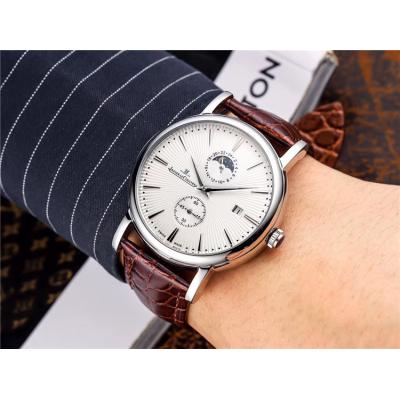 Replica Master A21j Automatic Movement Mens Watch White Dial Leather Strap A E76