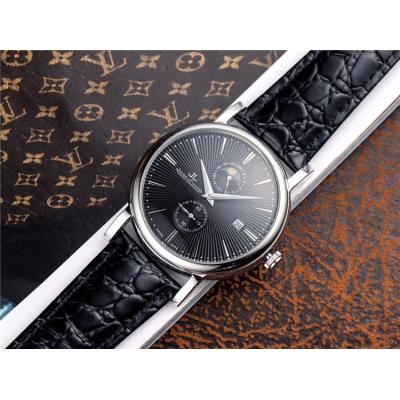 Replica Master A21j Automatic Movement Mens Watch White Dial Leather Strap A E76