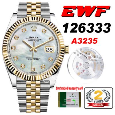 EWF Datejust 41 126331 A3235 Automatic Mens Watch ...