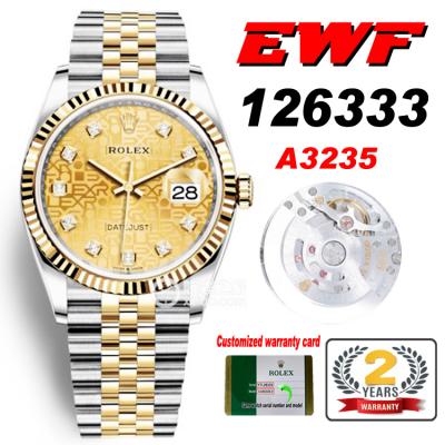 EWF Datejust 41 126331 A3235 Automatic Mens Watch ...