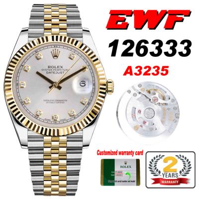 EWF Datejust 41 126331 A3235 Automatic Mens Watch ...