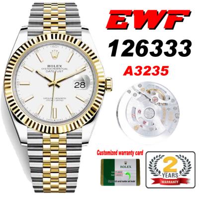 EWF Datejust 41 126331 A3235 Automatic Mens Watch ...