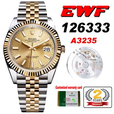 EWF Datejust 41 126331 A3235 Automatic Mens Watch ...