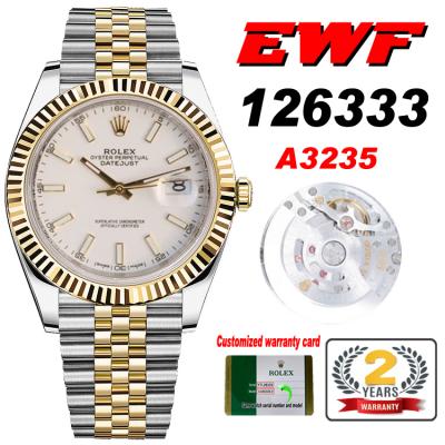 EWF Datejust 41 126331 A3235 Automatic Mens Watch ...