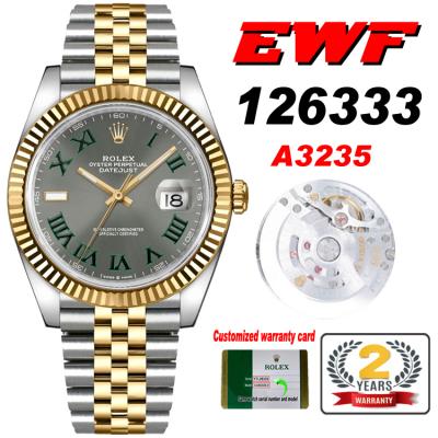 EWF Datejust 41 126331 A3235 Automatic Mens Watch ...