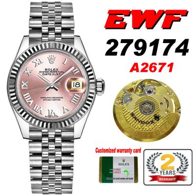 EWF DateJust 28 279174 A2671 Automatic Ladies Watc...