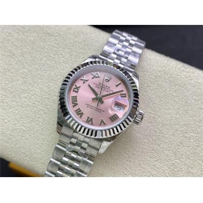 EWF DateJust 28 279174 A2671 Automatic Ladies Watch Womens Pink Roman Dial Jubilee Bracelet Best Edition