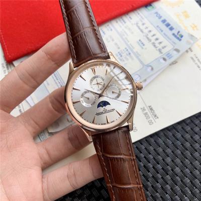 Replica Master Grande Tradition A21j Automatic Movement Mens Watch Silver Dial Leather Strap B E81