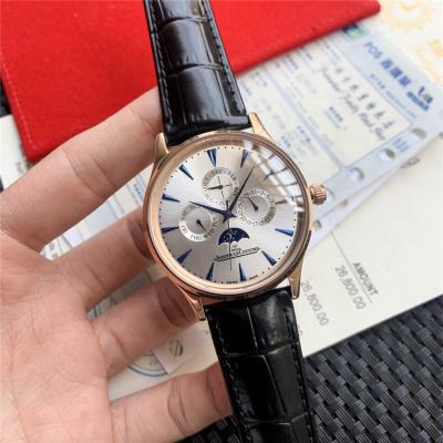 Replica Master Grande Tradition A21j Automatic Movement Mens Watch Silver Dial Leather Strap B E81