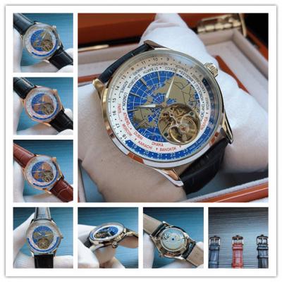 Replica Geophysic A21j Automatic Movement Mens Watch Geography Dial Leather Strap E82