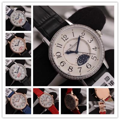 Replica Rendez-Vous Swiss Quartz Movement Womens Watch White Dial Diamonds Case Leather Strap A E83