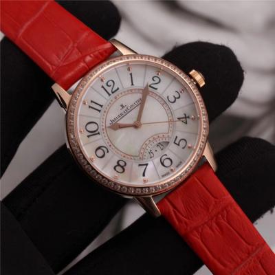 Replica Rendez-Vous Swiss Quartz Movement Womens Watch White Dial Diamonds Case Leather Strap A E83