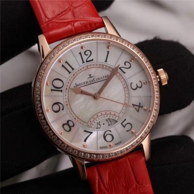 Replica Rendez-Vous Swiss Quartz Movement Womens Watch White Dial Diamonds Case Leather Strap A E83