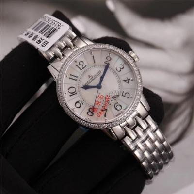 Replica Rendez-Vous Swiss Quartz Movement Womens Watch White Dial Diamonds Case Two Tone Rose Gold B E83