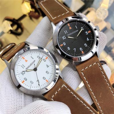 Replica Master Ultra Thin A21j Automatic Movement Mens Watch White Dial Leather Strap E85