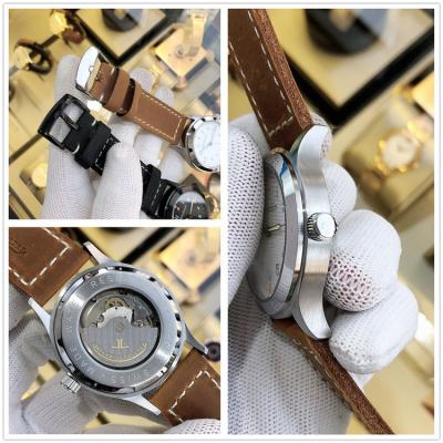 Replica Master Ultra Thin A21j Automatic Movement Mens Watch White Dial Leather Strap E85