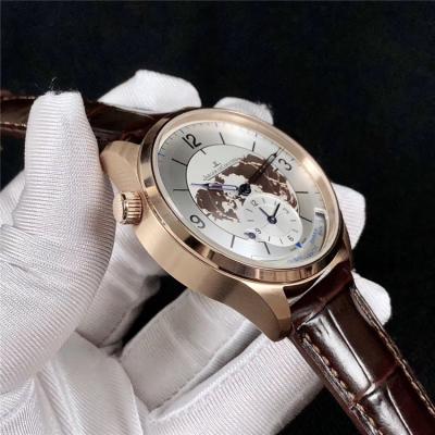 Replica Geophysic A21j Automatic Movement Mens Watch Geography Dial Leather Strap E88