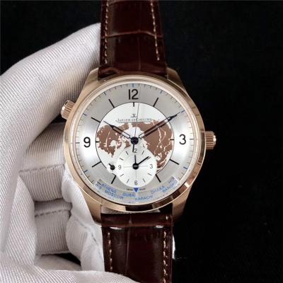 Replica Geophysic A21j Automatic Movement Mens Watch Geography Dial Leather Strap E88