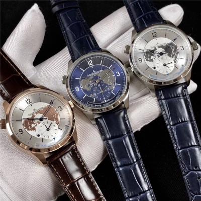 Replica Geophysic A21j Automatic Movement Mens Watch Geography Dial Leather Strap E88