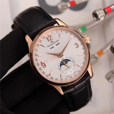 Replica Master Ultra Thin A21j Automatic Movement Mens Watch White Dial Leather Strap A E89