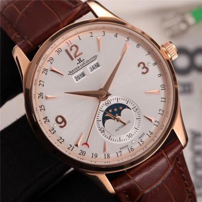 Replica Master Ultra Thin A21j Automatic Movement Mens Watch White Dial Leather Strap A E89