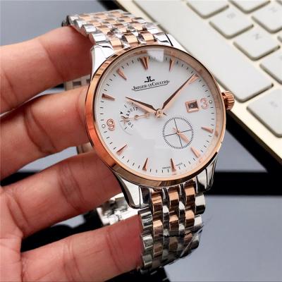 Replica Master Ultra Thin A21j Automatic Movement Mens Watch White Dial Two Tone Rose Gold A E93