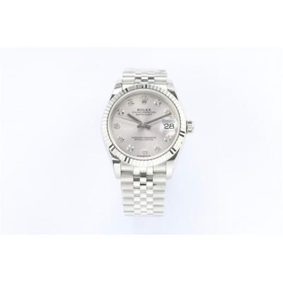 EWF Datejust 31 278273 A2688 Automatic Womens Watch Silver Diamond Dial SS Jubilee Bracelet  Best Edition