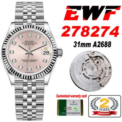 EWF Datejust 31 278273 A2688 Automatic Womens Watc...