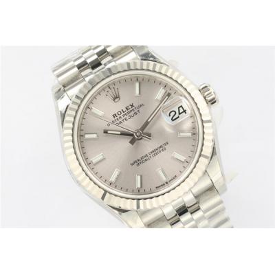 EWF Datejust 31 278273 A2688 Automatic Womens Watch Silver Stick Dial SS Jubilee Bracelet  Best Edition