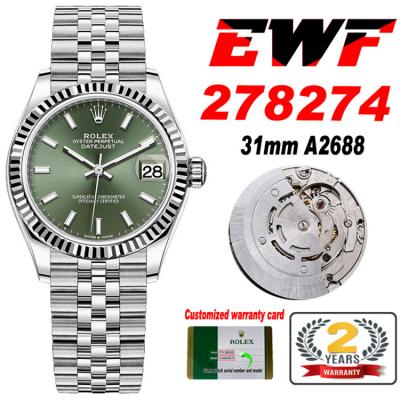 EWF Datejust 31 278273 A2688 Automatic Womens Watc...