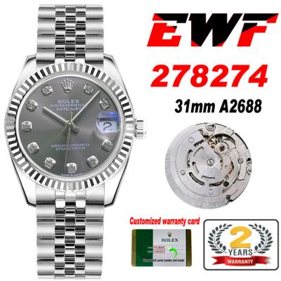 EWF Datejust 31 278273 A2688 Automatic Womens Watc...