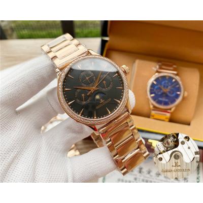 Replica Master Grande Tradition A21j Automatic Movement Mens Watch White Dial Diamonds Case Rose Gold A E108