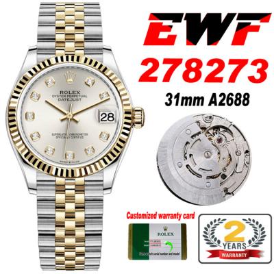 EWF Datejust 31 278273 A2688 Automatic Womens Watc...