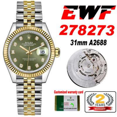 EWF Datejust 31 278273 A2688 Automatic Womens Watc...