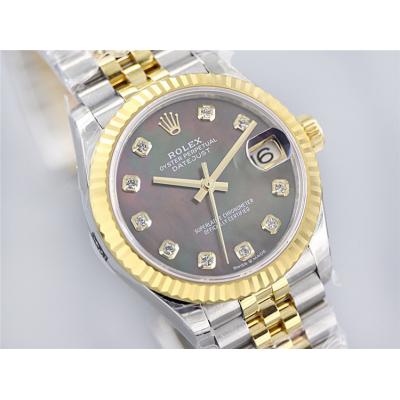 EWF Datejust 31 278273 A2688 Automatic Womens Watch Two Tone YG  MOP Diamonds Dial SS Jubilee Bracelet  Best Edition