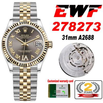 EWF Datejust 31 278273 A2688 Automatic Womens Watc...