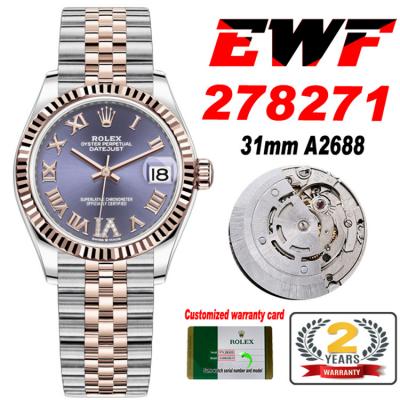 EWF Datejust 31 278271 A2688 Automatic Womens Watc...