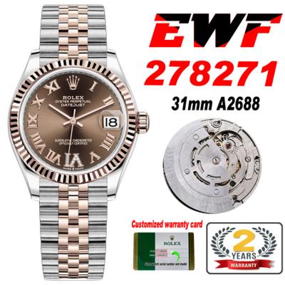 EWF Datejust 31 278271 A2688 Automatic Womens Watc...