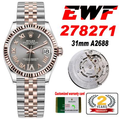 EWF Datejust 31 278271 A2688 Automatic Womens Watc...