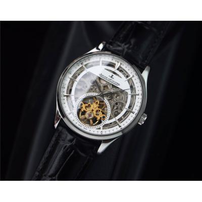 Replica Master Ultra Thin A21j Automatic Movement Mens Watch Skeleton Dial Leather Strap A E132