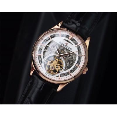 Replica Master Ultra Thin A21j Automatic Movement Mens Watch Skeleton Dial Leather Strap A E132