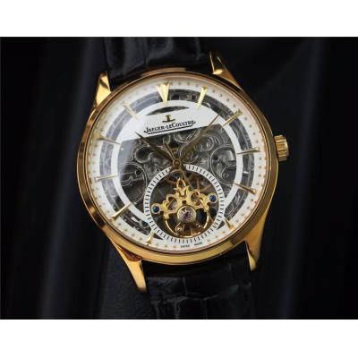 Replica Master Ultra Thin A21j Automatic Movement Mens Watch Skeleton Dial Leather Strap A E132