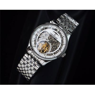 Replica Master Ultra Thin A21j Automatic Movement Mens Watch Skeleton Dial Stainless Steel B E132