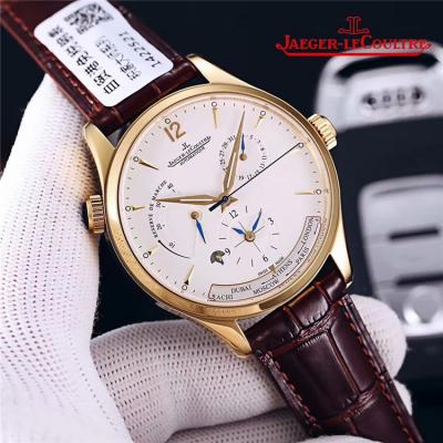 Replica Master A21j Automatic Movement Mens Watch White Dial Leather Strap E150